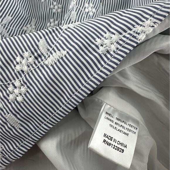 More To Come Women's Grey Stripe Tali Mini Dress Size XS - Picture 7 of 8